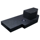 QPower QBOMB Dodge Ram Quad Cab '02-23 Single 12" Empty Woofer Box QBSDODGE124DR