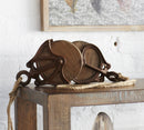 Pulleys - Set of 3 - Farmhouse / Industrial / Modern Decor - Wood Metal Rope