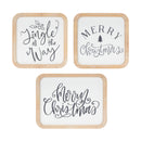 Holiday Sentiment Plaque (Set of 12)