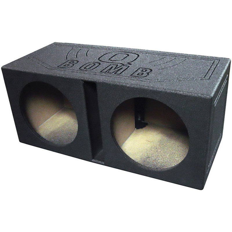 Qpower Dual 12" Woofer Box "Q Bomb" QBOMB12V