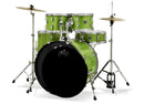 PDP Center Stage Complete 5 Piece Drum Set 10/12/14/20/14 - Electric Green