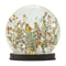 LED Frosted Glass Bird and Floral Globe (Set of 2)