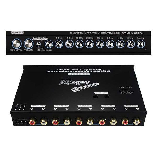 Audiopipe 9 Band Equalizer EQ909X