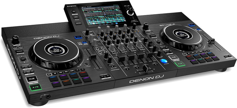 Denon DJ SC LIVE 4 4-Deck Standalone DJ Controller w/ Wi-Fi & Built-In Speakers