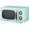 Magic Chef .7 Cubic-ft 700-Watt Retro Microwave Mint Green MCD770CM