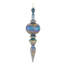 Irredescent Glass Finial Drop Ornament (Set of 6)