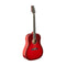 Stagg Slope Shoulder Dreadnought Guitar - Red - SA35 DS-TR