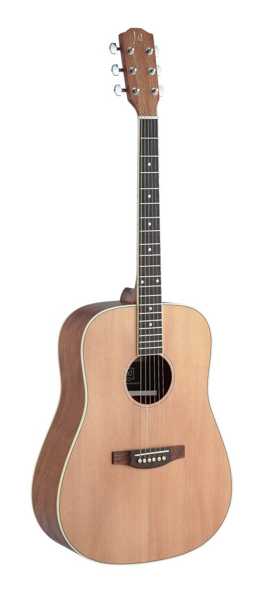 JN Guitars Asyla 4/4 Dreadnought Acoustic Guitar - Natural - ASY-D