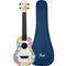 Flight Kitty Print Concert Travel Ukulele w/ Gig Bag - TUC-KITTY