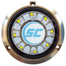 Shadow-Caster Blue/White 2 Color Underwater Light 16 LEDs Bronze SCR-16-BW-BZ-10