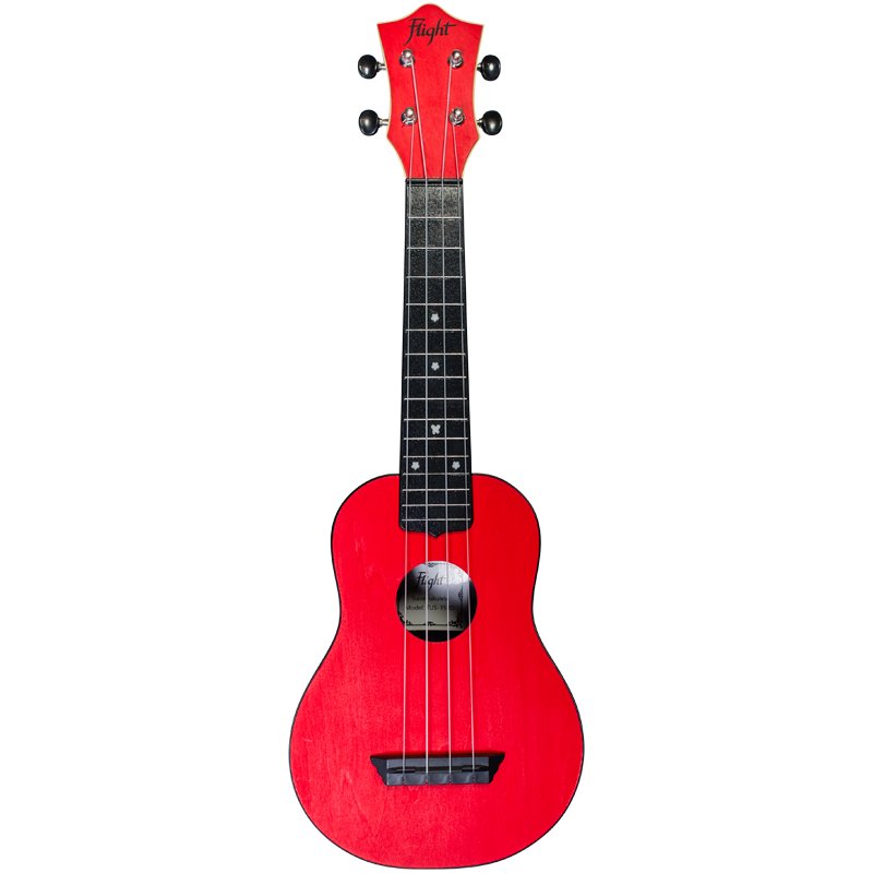 Flight Travel Soprano Ukulele w/ Gig Bag - Red - TUS-35RD