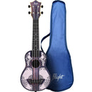 Flight Mandala Wood Soprano Travel Ukulele w/ Gig Bag - TUS-40 MW