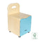 Stagg Kid's Cajón with EasyGo Backrest - Blue - CAJ-KID-BL