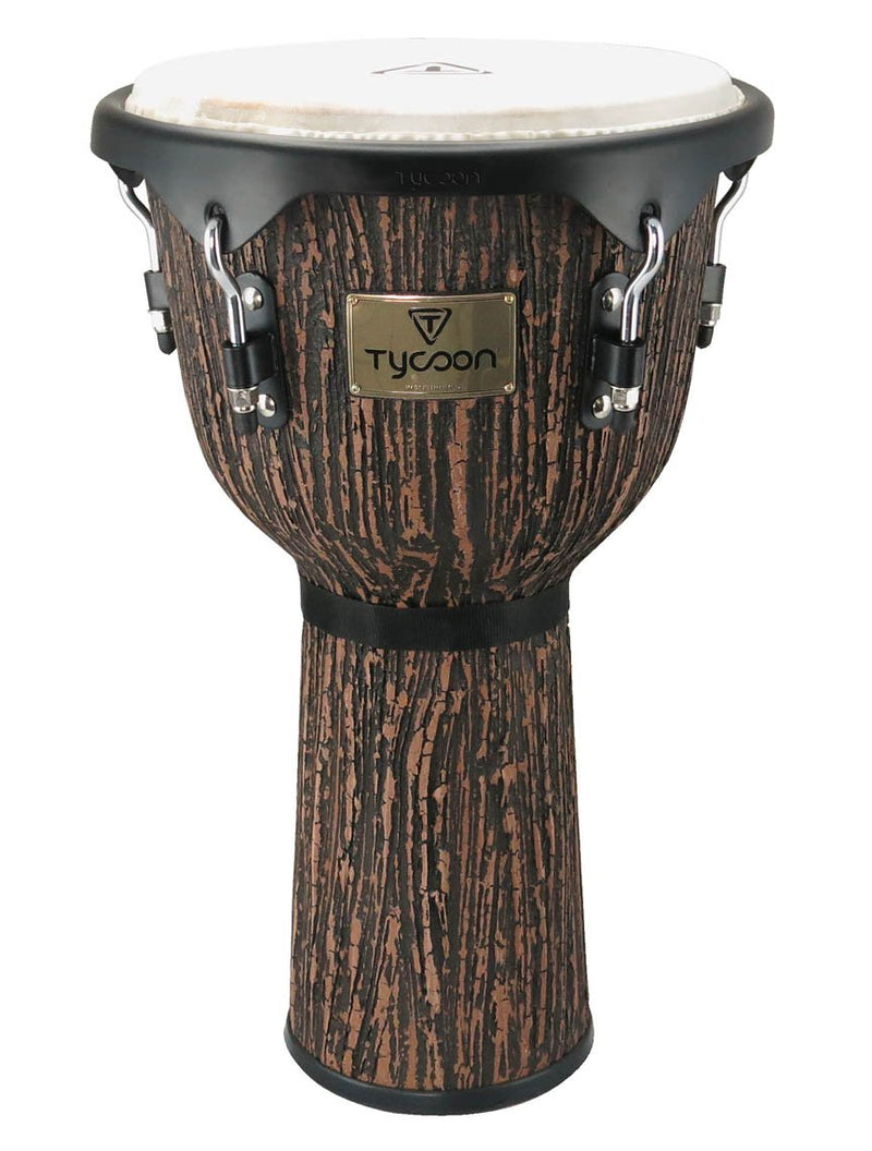 Tycoon Supremo Select Series 12" Djembe - Lava Wood Finish - TJSS-72 B LW