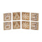 Rustic Wood Christmas Block Décor (Set of 8)