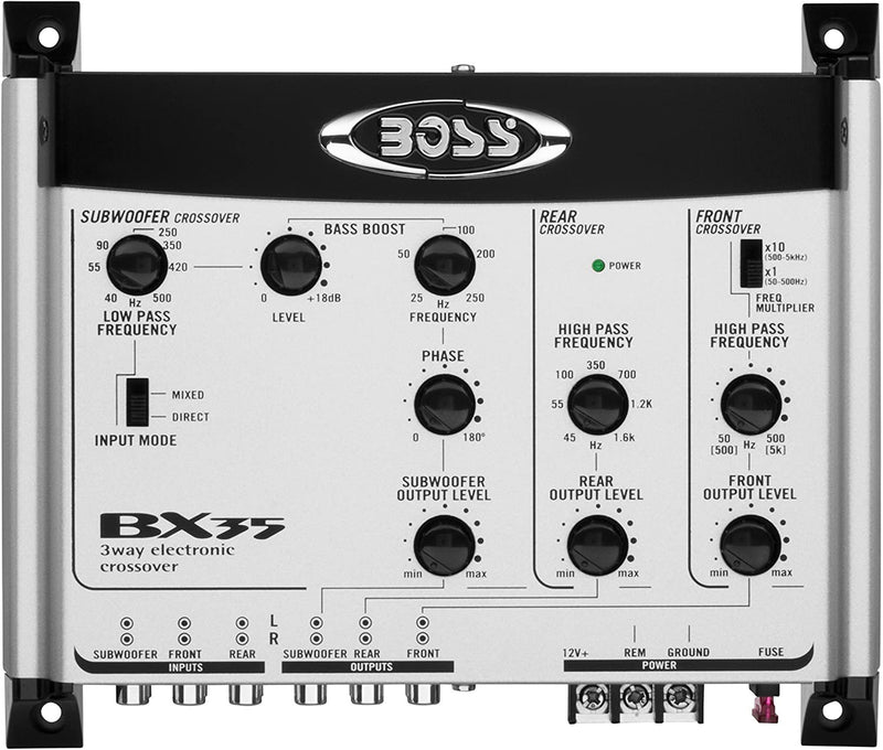 Boss 3-Way Pre-Amp Electronic Crossover - BX35