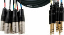 Cordial 1/4" Straight to XLR 16' Multi-Pair Cable Loom - CML8-0FV5C
