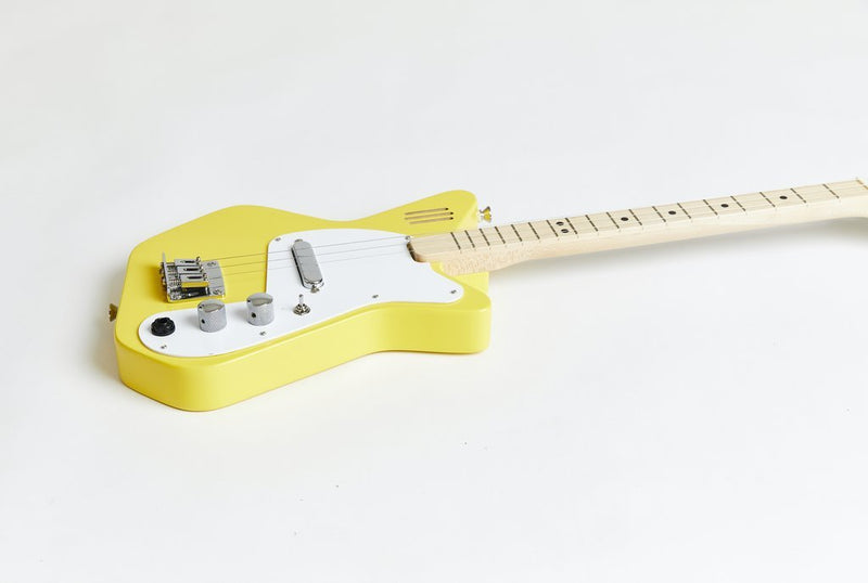 Loog Pro Electric Guitar with Built-In Amplifier - Yellow - LGPRCEY