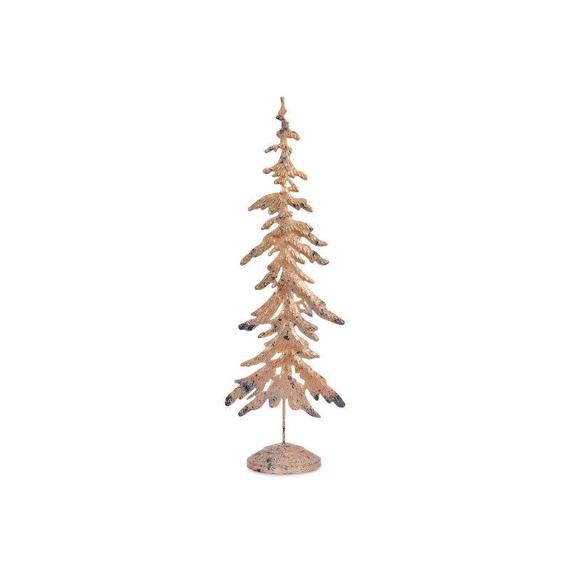 Rustic Bronze Metal Cut Out Tree Décor (Set of 6)