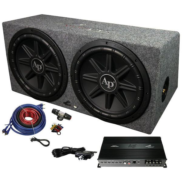 Audiopipe Bass Package w/ APMCRO18002 & TSPX1250 in Sealed Box & BMS1500SX