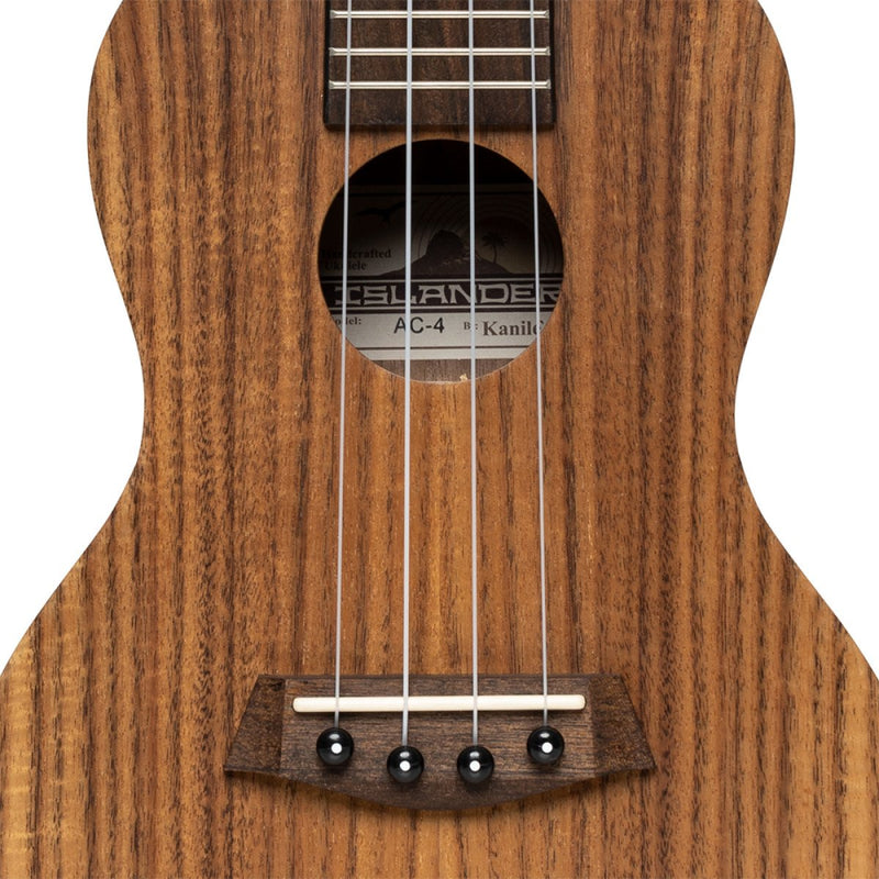 Islander Traditional Concert Ukulele with Acacia Top - AC-4