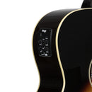 Stagg Cutaway Acoustic Electric Auditorium Guitar - Sunburst - SA35 ACE-VS