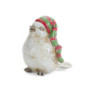 Winter Bird Figurine with Stocking Hat (Set of 12)