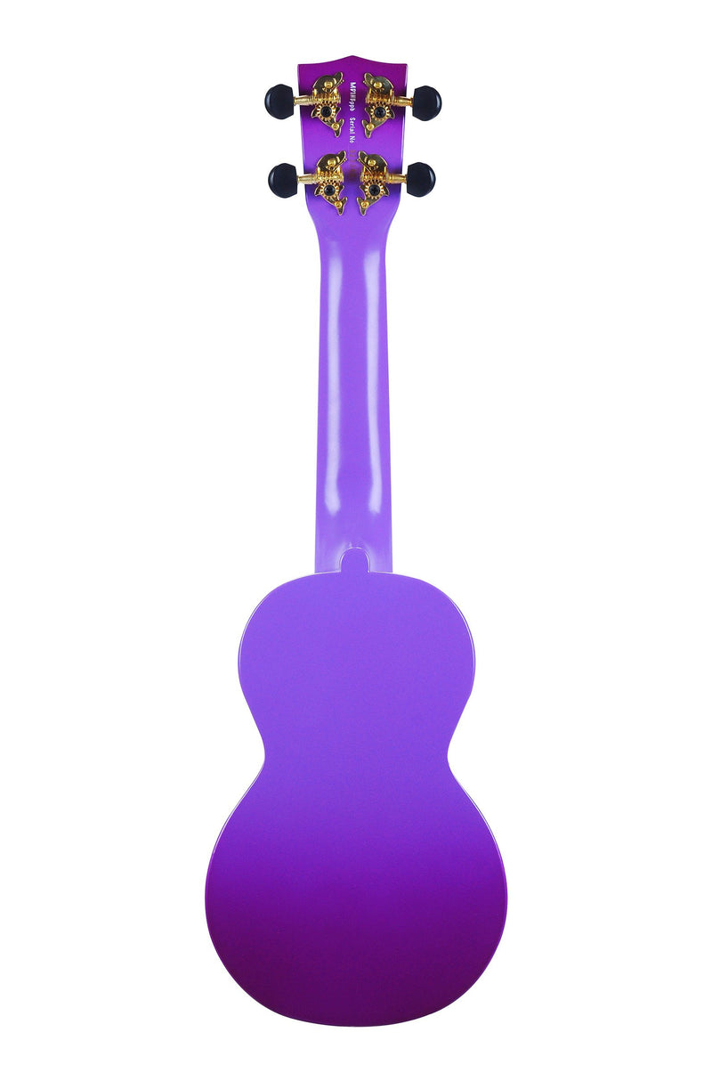 Mahalo Designer Series Hibiscus Soprano Ukulele - Purple Burst - MD1-HAPPB