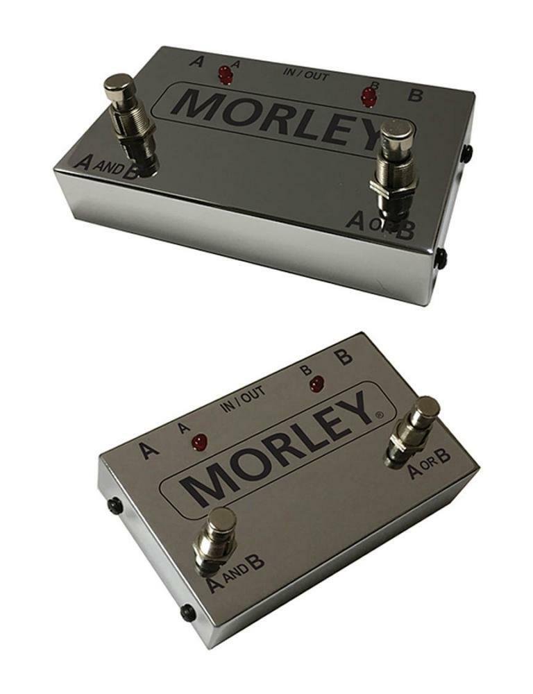 Morley 50th Anniversary Limited Edition Chrome Mini Power Wah & ABY Pedals