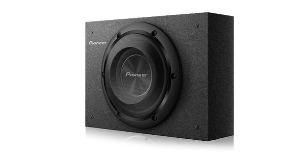 Pioneer 8" 700W Shallow-Mount Pre-Loaded Car Subwoofer Enclosure - TS-A2000LB