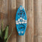 Taylor 12 Inch Surfboard Clock Thermometer Indoor Outdoor Beachhouse Garden Decor