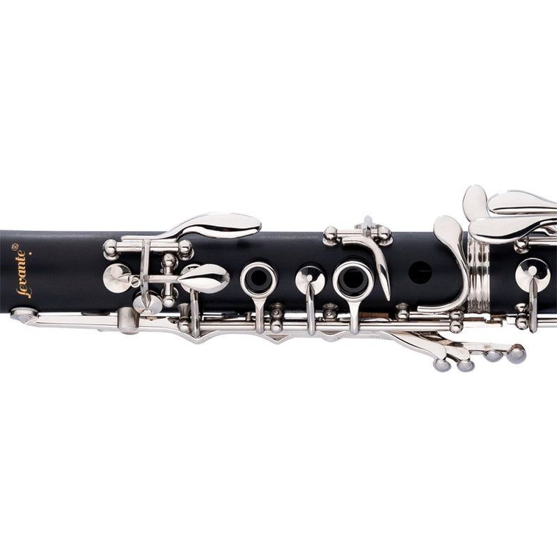 Stagg Nickel plated Boehm System Bb Clarinet w/ ABS body - LV-CL4100