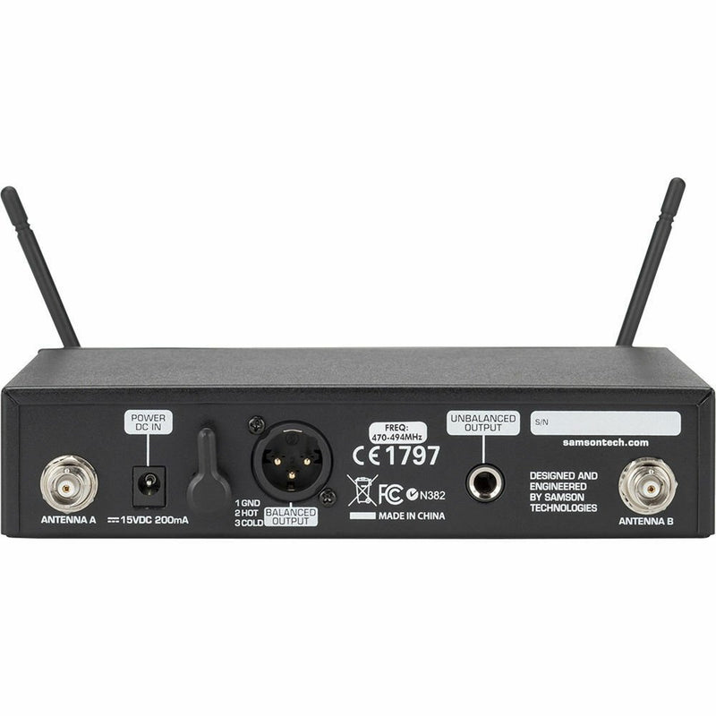 Samson Concert 99 Earset Frequency-Agile UHF Wireless System D: 542-566 MHz
