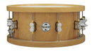 PDP 20-Ply Thick Wood Hoop Maple Snare 6.5x14 Natural w/Chrome Hardware