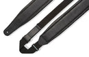 Levy's Leathers Right Height Garment Guitar Strap - Black - MRHGP-BLK