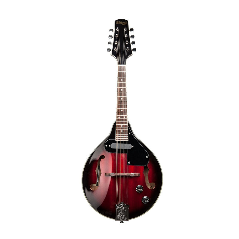 Stagg Acoustic Electric Bluegrass Mandolin - Redburst - M50 E