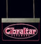 Gibraltar LED Illuminated Logo Sign w/ Power P - Glass/Metal - Red