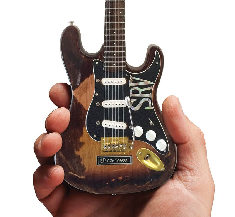 Axe Heaven Stevie Ray Vaughan Fender Stratocaster Mini Guitar Replica - Sunburst