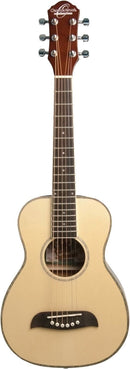 Oscar Schmidt 1/4 Size Parlor Acoustic Guitar - Natural - OGQS - New Open Box