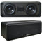 BIC America DV52CLRB Venturi 125-Watt 3-Driver 2-Way Center Channel Speaker