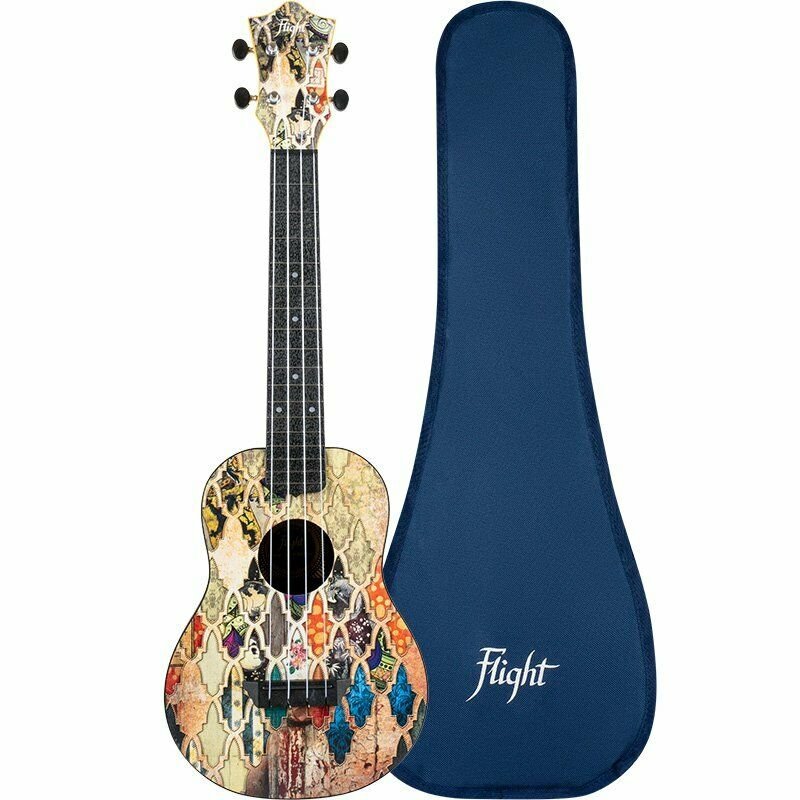 Flight Granada Concert Travel Ukulele w/ Gig Bag - TUC-40 GRANADA - New Open Box