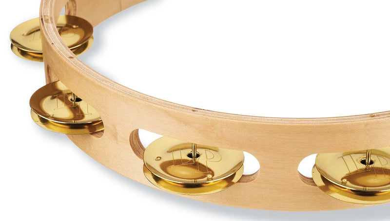 Latin Percussion Pro 10” Single Row Tambourine - Brass - LP380A-BR