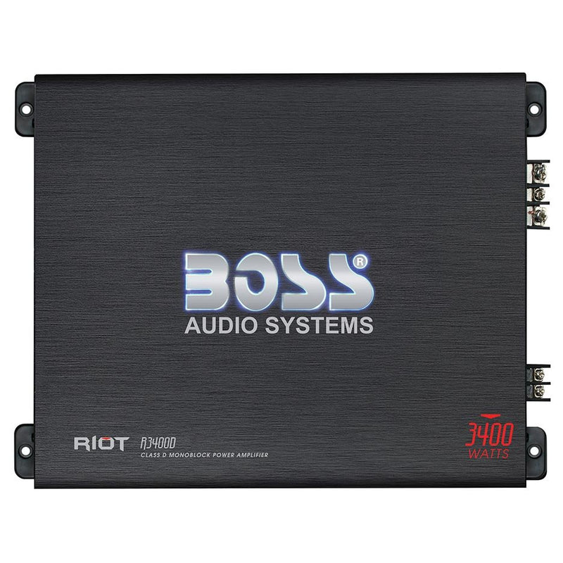 Boss Audio Riot Class D Monoblock Amplifier 3400W Max R3400D