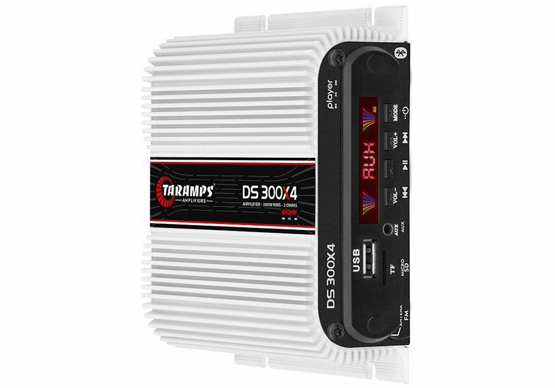 Taramps 4 Channels 75 Watts RMS Class D Car Amplifier - DS300X4 - New Open Box