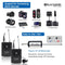 Blackmore Dual Portable Dynamic Lapel Wireless UHF Microphone System - BMP-16