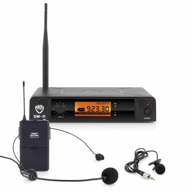 Nady DW-11 Digital Wireless Lapel and Headset Microphone System