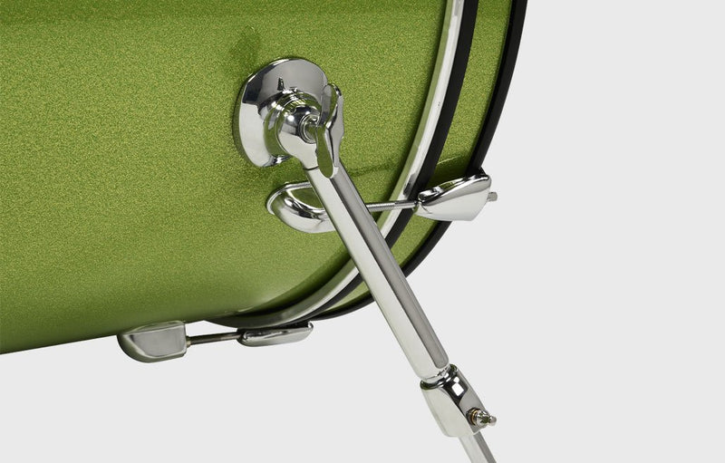 PDP Center Stage 5-Piece Full Drum Kit - 10/12/12/22/14 - Electric Green Sparkle