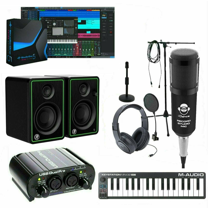 Home Recording Pro Tools Intro Bundle Package w/ Mini 32 Mackie Art Software