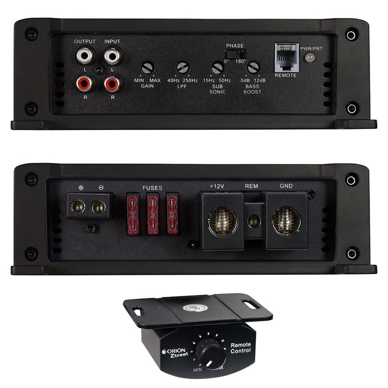 Orion Ztreet 8000 Watts Monoblock Car Amplifier w/ Bass Control - ZT-8000.1DS