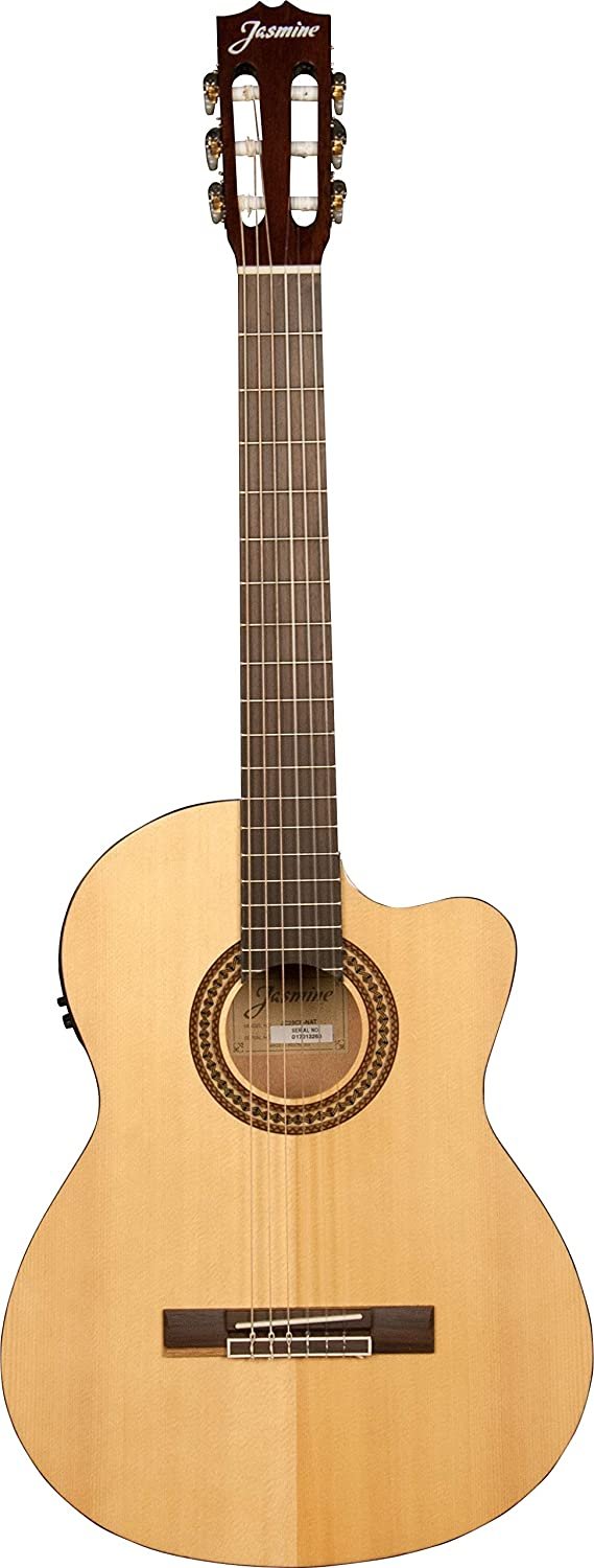 Jasmine J-Series Classical Acoustic Electric Guitar - Natural - JC25CE-NAT